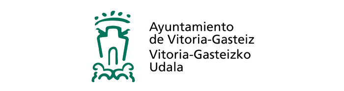 Logotipo del Ayuntamiento Vitoria - Gasteiz con el cual colabora el gabinete de psicología de Bizia